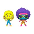 Spider-Man: Across The Spider-Verse - Spider-Gwen And Spider-Woman Blacklight 2-Pack (Pop! Vinyl)