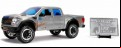Just Trucks - 2011 Ford F-150 SVT Raptor 1:24 Scale (Model Car)