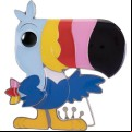 Froot Loops - Toucan Sam 4" Pop! Enamel Pin (Pop! Vinyl Pin)