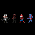 Marvel Comics - Spider-Man 2.5" Metalfig 4-Pack (Action Figure)