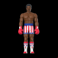 Rocky - Rocky I Apollo Creed Boxing 3.75'' ReAction (Action Figure)
