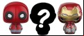 Spider-Man: Homecoming - Spider-Man Homemade Suit, Iron Man & Mystery Pint Size Heroes (Pop! Vinyl)